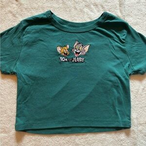 Tom and Jerry Green T-Shirt